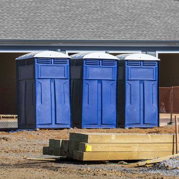 are there any restrictions on where i can place the porta potties during my rental period in Constable New York